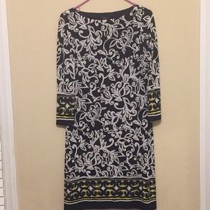Floral 3/4 sleeve Dress